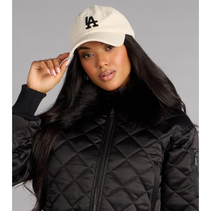 West Coast Vibes LA Corduroy Baseball Cap